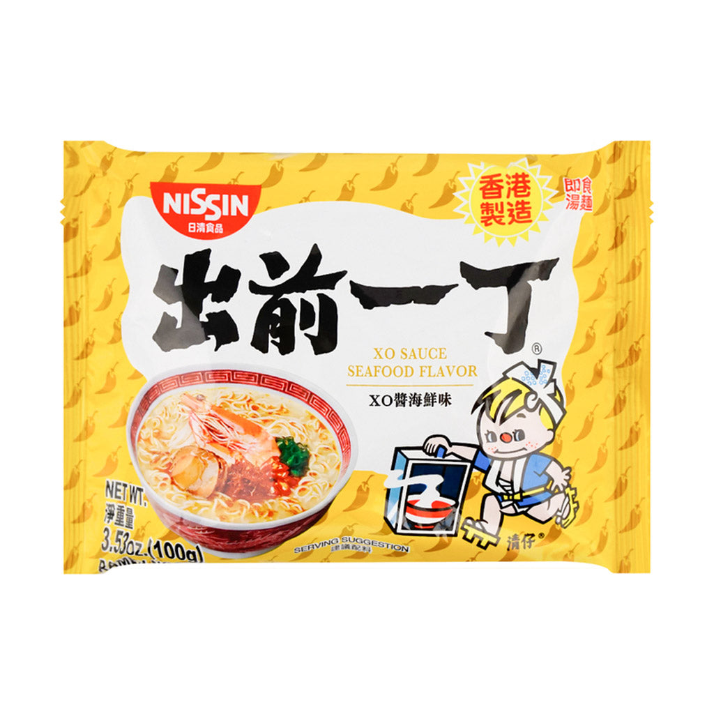 NISSIN Demae Ramen Noodle with Soup Base XO Sauve Seafood Flavor 100g