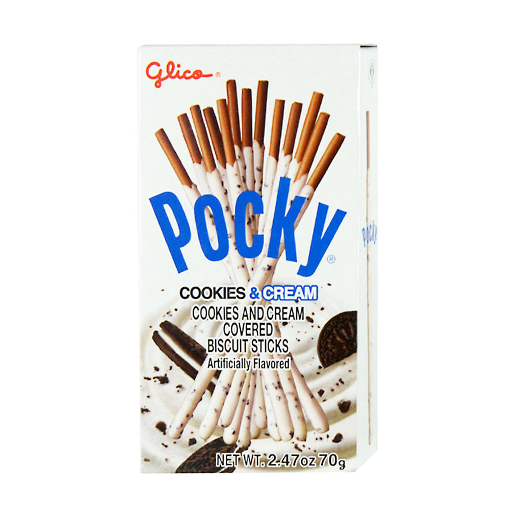 GLICO Pocky Cookies & Cream Biscuit Sticks 70g