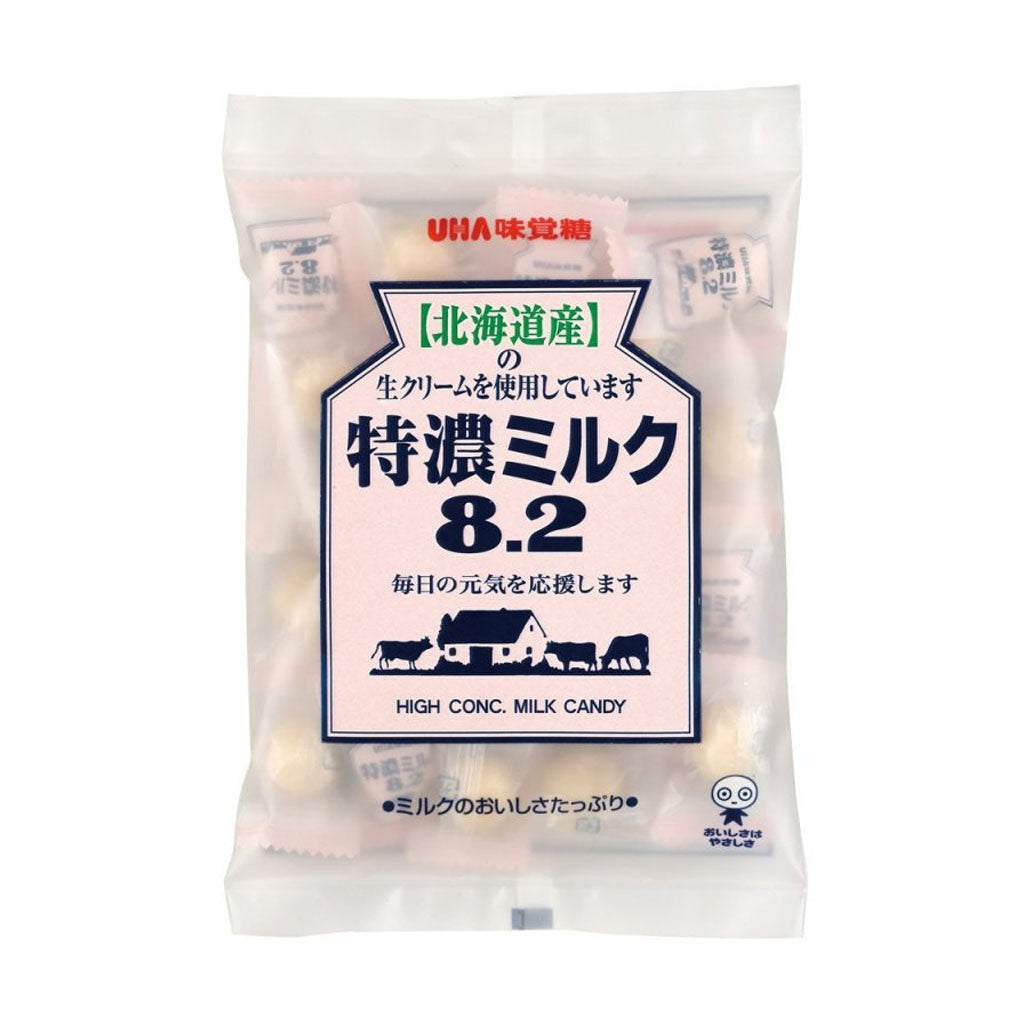 日本悠哈/UHA味觉糖 特浓牛奶糖8.2北海道产奶油制作 105克