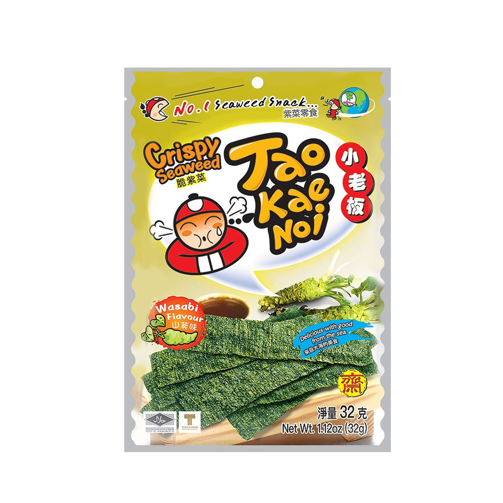 TAO KAE NOI泰国小老板 厚片脆海苔 芥末味 32g