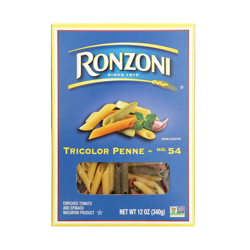 Ronzoni No. 54 Tricolor Penne 12 oz.
