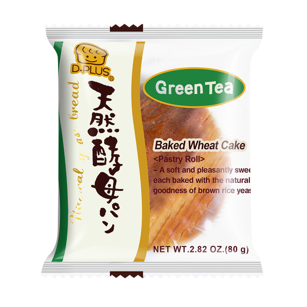 D-PLUS Natural Yeast Bread Green Tea Flavor 80g
