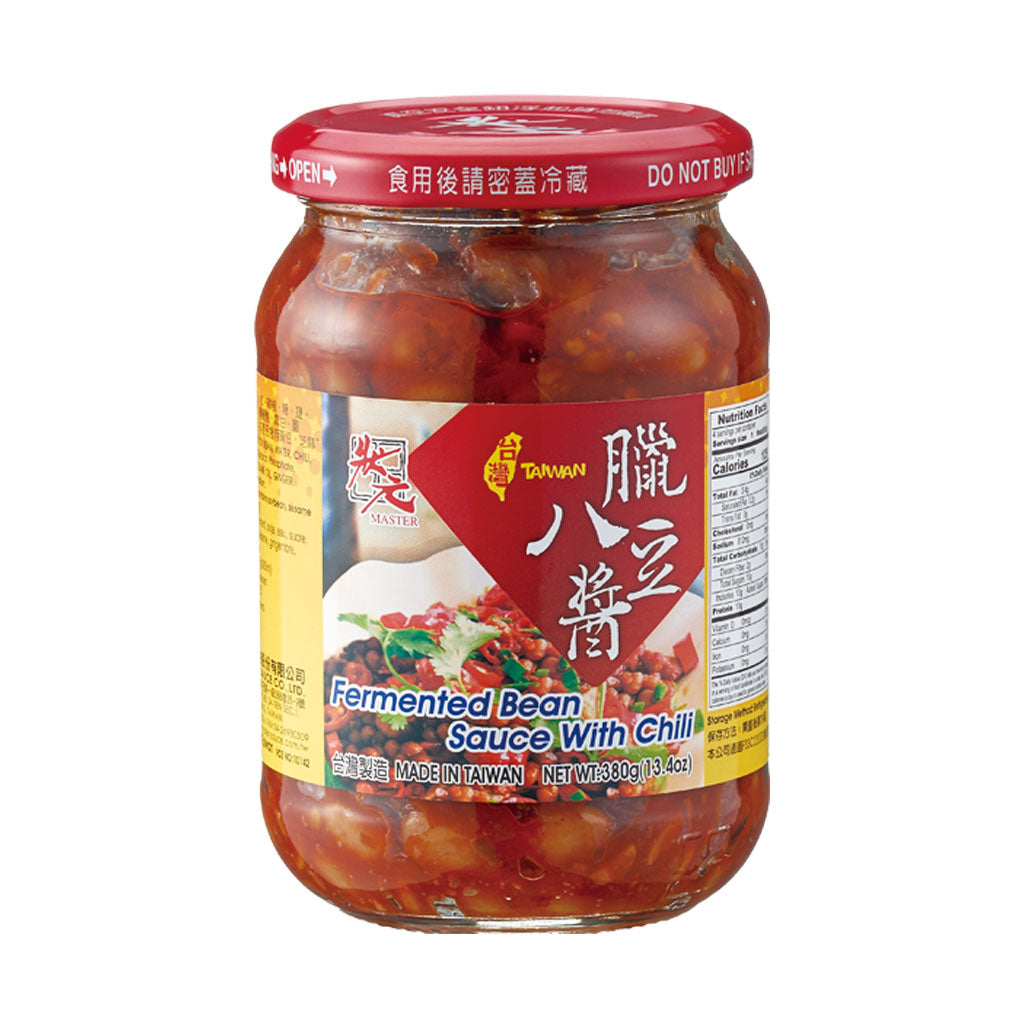 TAIWAN MASTER SAUCE Fermented Bean Sauce With Chili 13.4 OZ