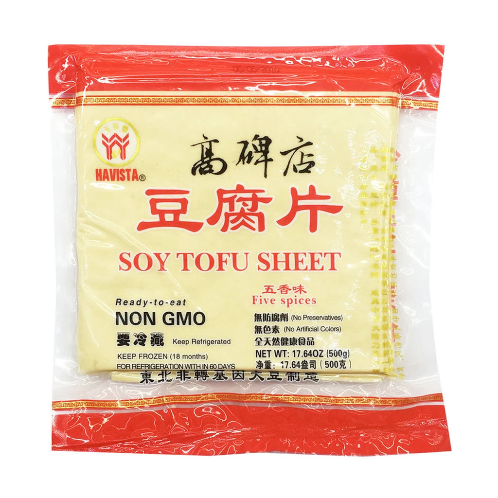 Gaobeidian Tofu Sheet 500g- Five-Spices Flavor