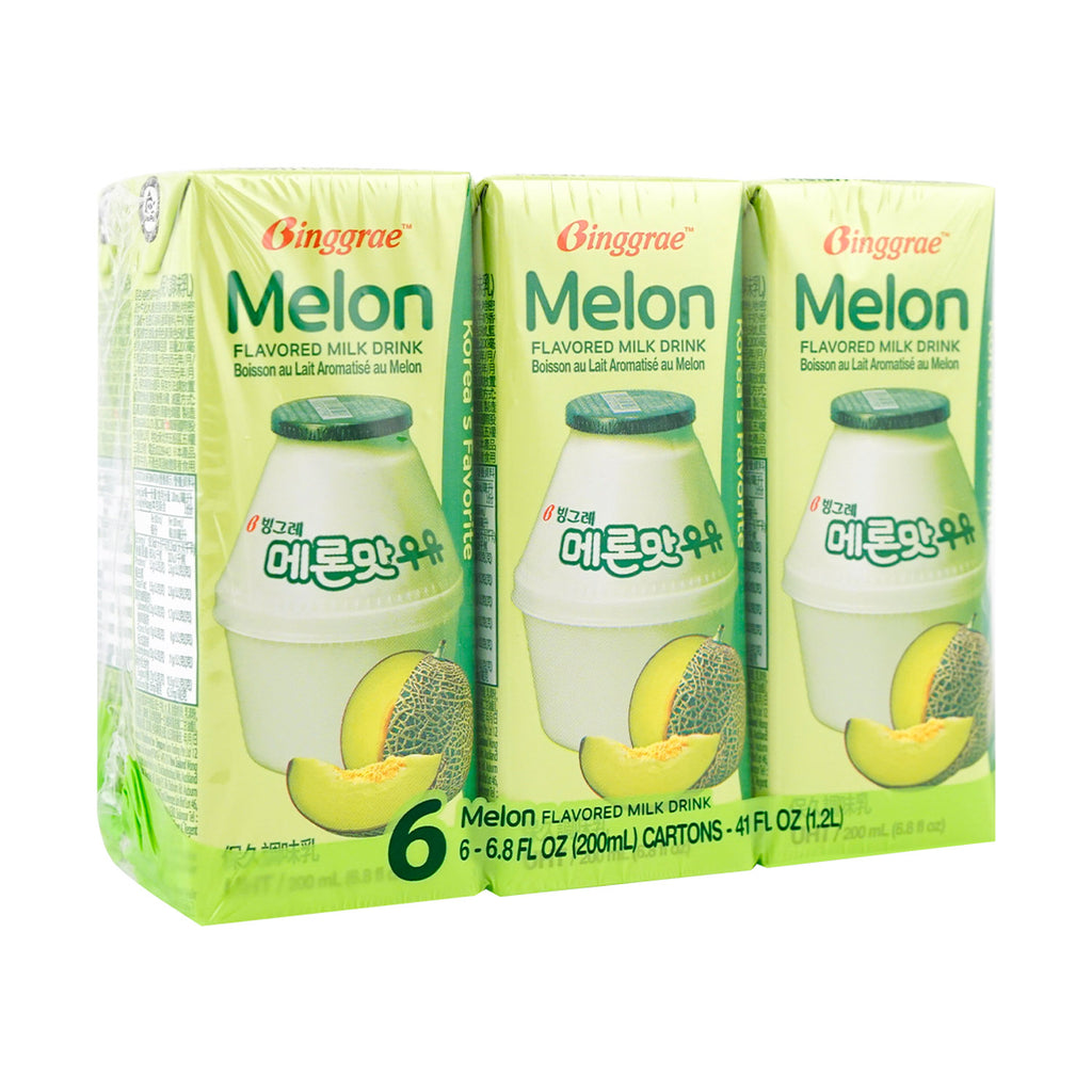 BINGGRAE Melon Flavored Milk 6packs 1200ml