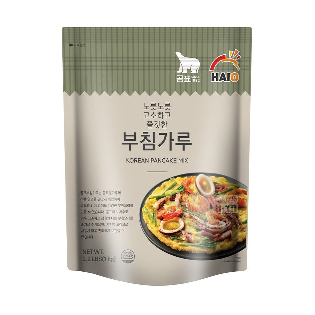 韩国白熊牌海鲜饼面粉 2.2LB