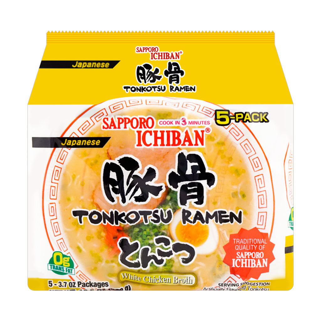 	
日本三洋食品 SAPPORO ICHIBAN 豚骨拉面 5包入 520g