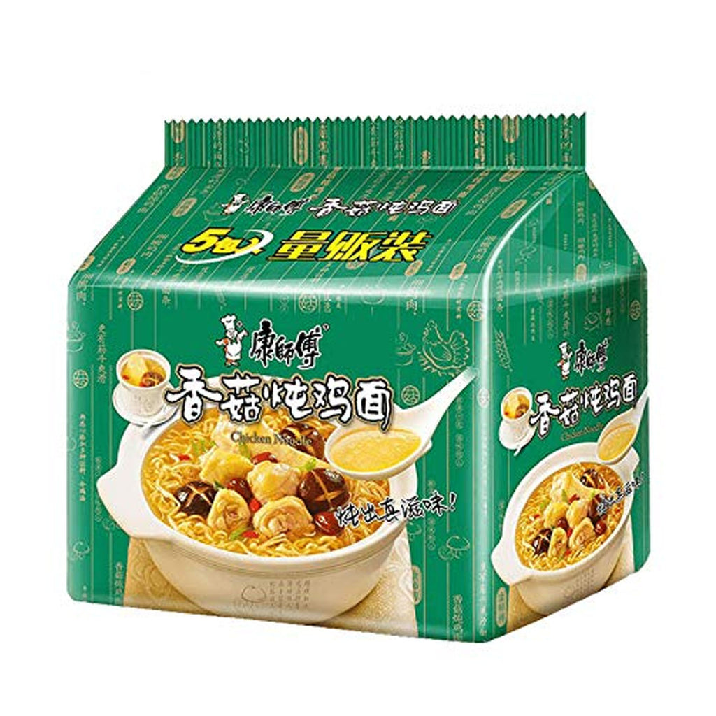 康师傅 香菇炖鸡碗面 5包入 500g 量贩装
