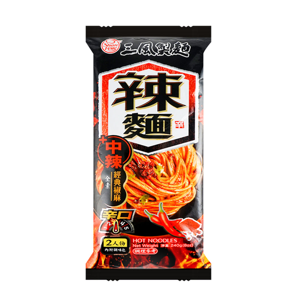 SHANFENG Hot Noodles with Sichuan Pepper Dressing Portion for Two 240g