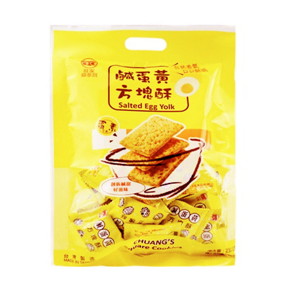 CHUANG'S Square Cookies Salted Egg Yolk 230g