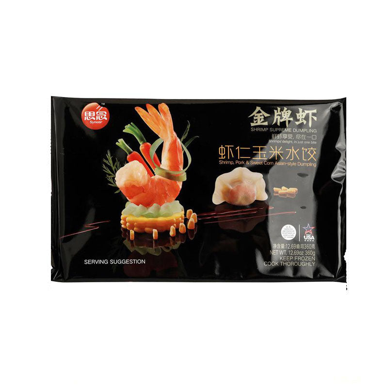 Synear Shrimp Pork & Sweet Corn Asian-style Dumpling 360g
