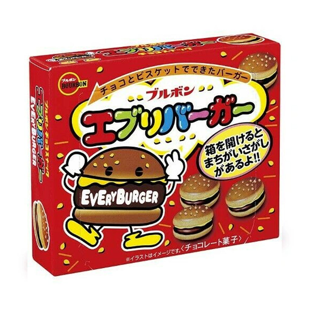 日本波本 夹心汉堡巧克力饼干 66g