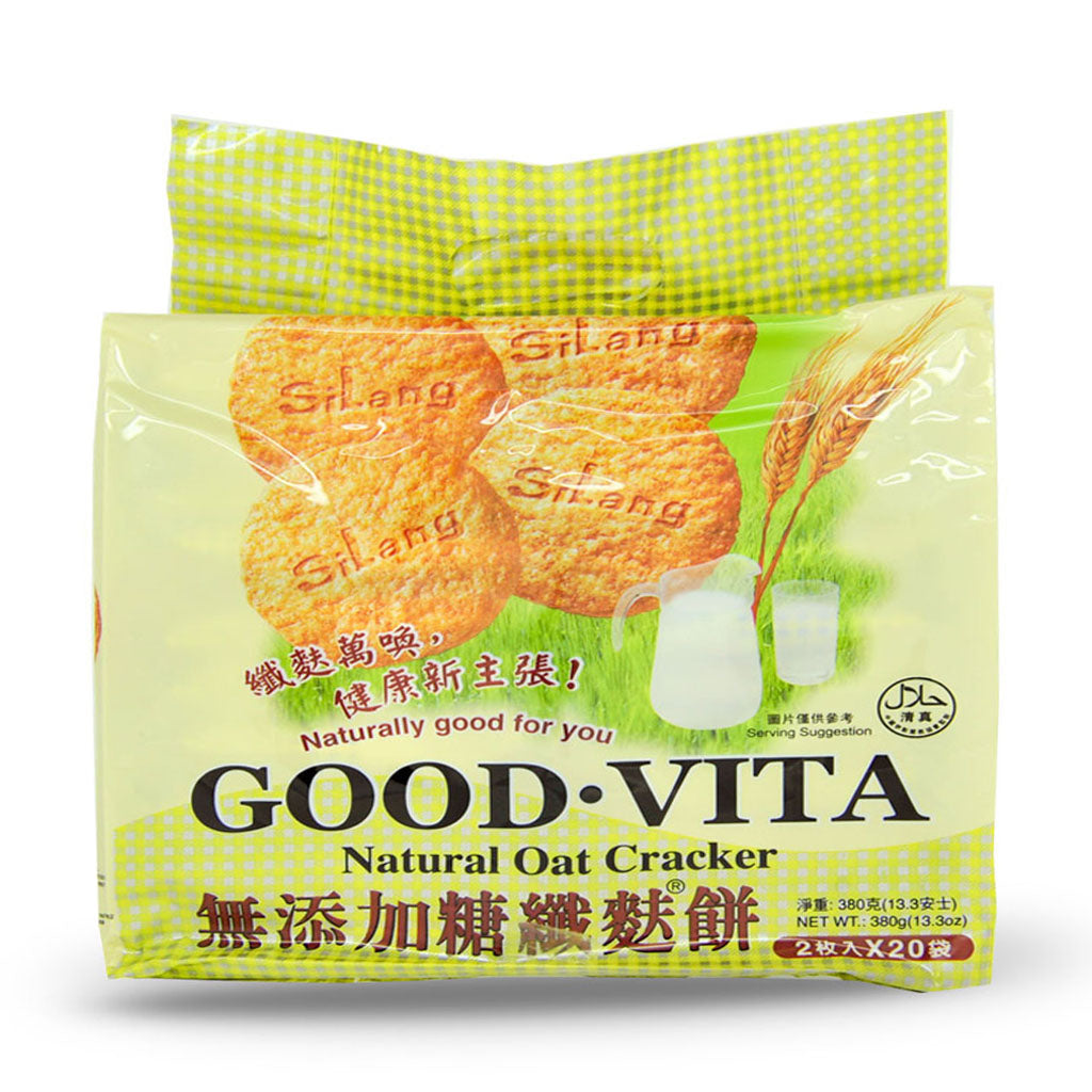 Si Lang Good-Vita Natural Oat Cracker-No Sugar Added 380g