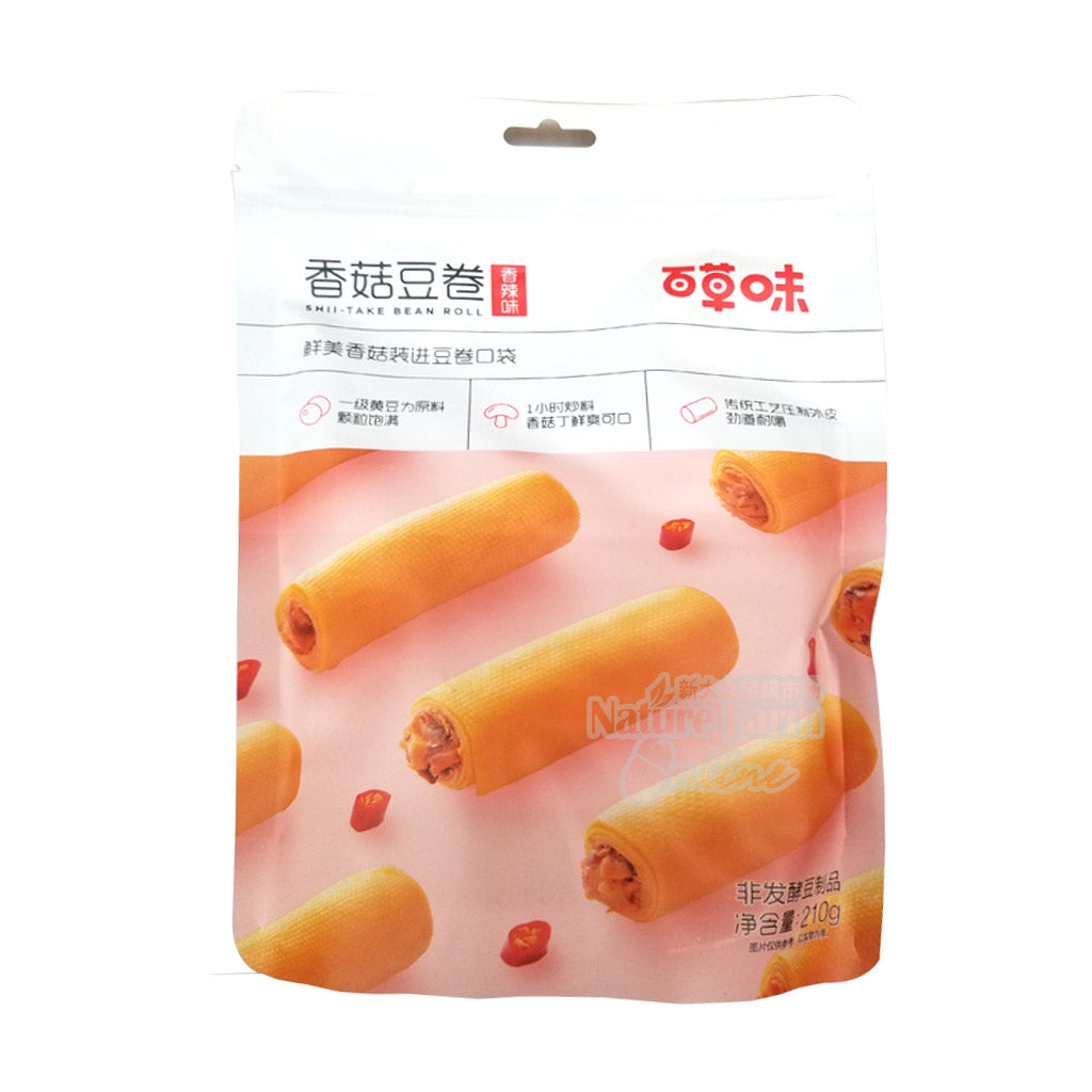 BE&CHEERY SHII-TAKE BEAN ROLL-SPICY 210g
