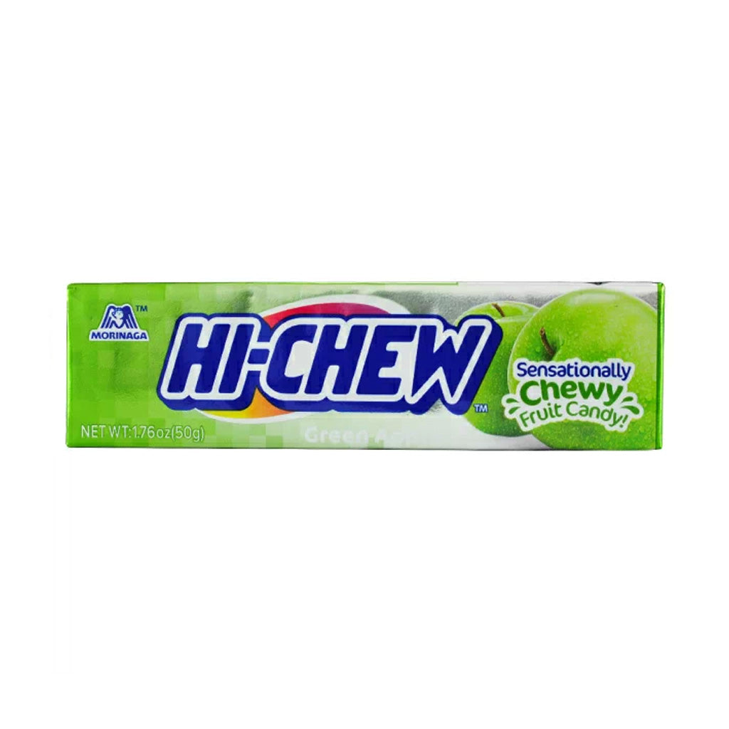 Morinaga Hi Chew Green Apple Chewy Candy (Taiwanese), 50 g, 10 pieces