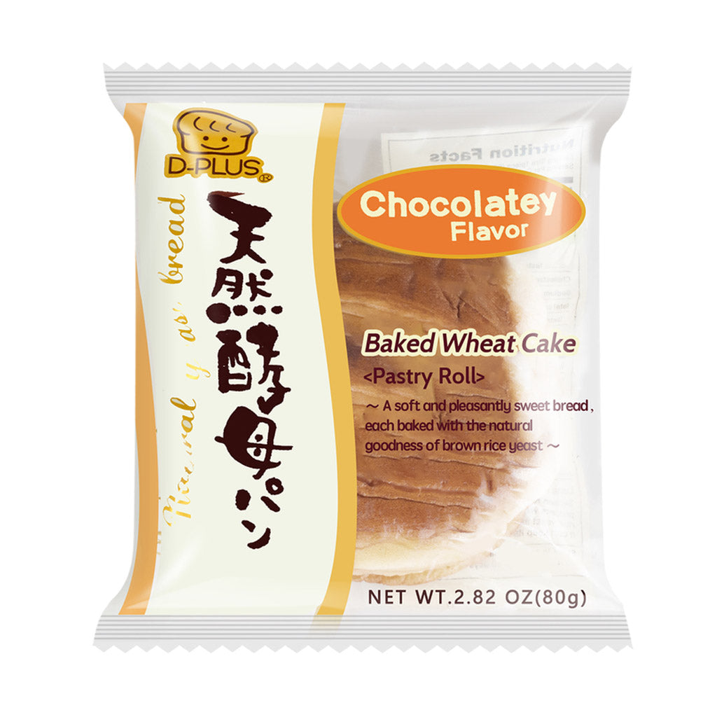 日本D-PLUS 天然酵母持久保鲜面包 巧克力味 80g
