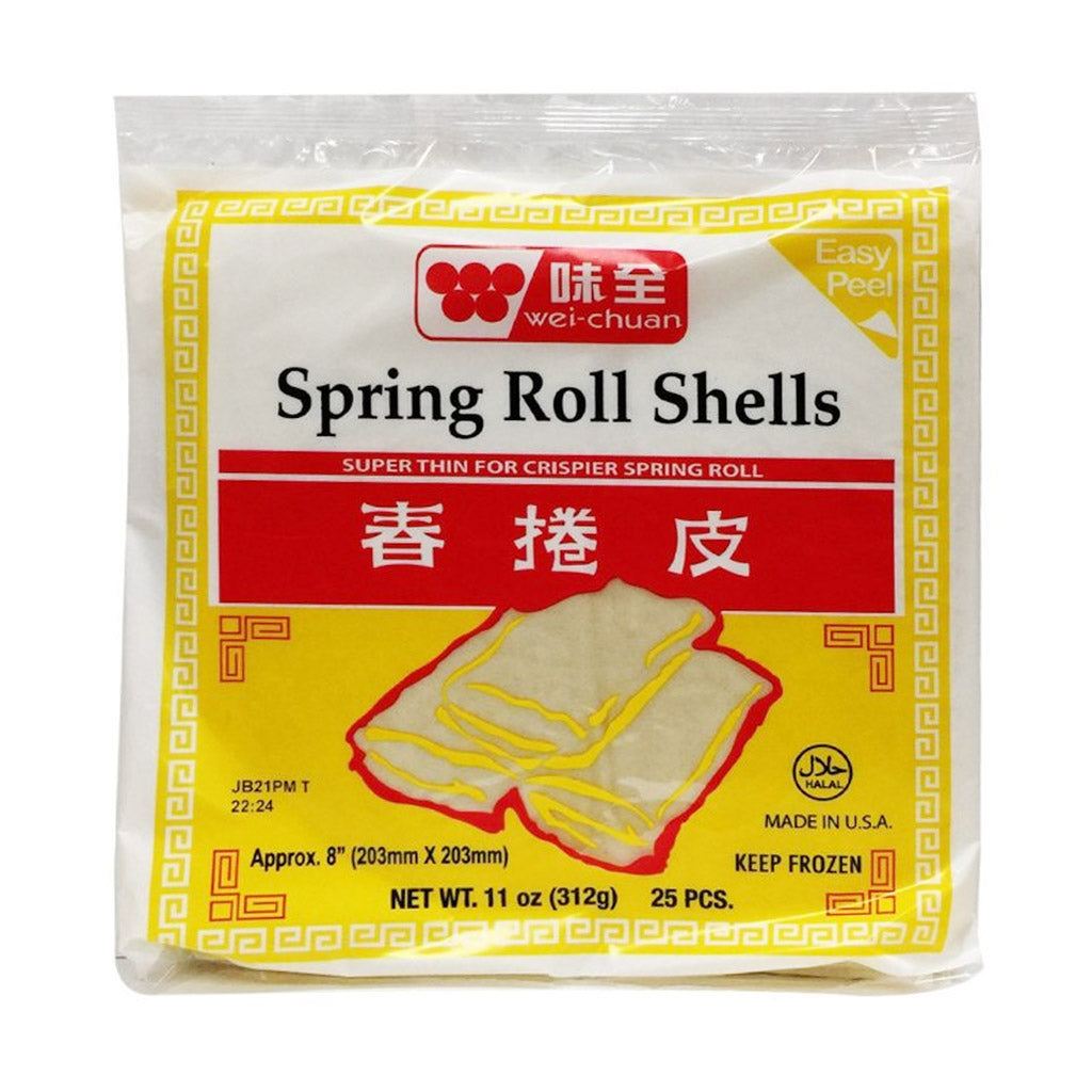 Wei Chuan Spring Roll Shells  8 inch/25pcs (11.00oz)