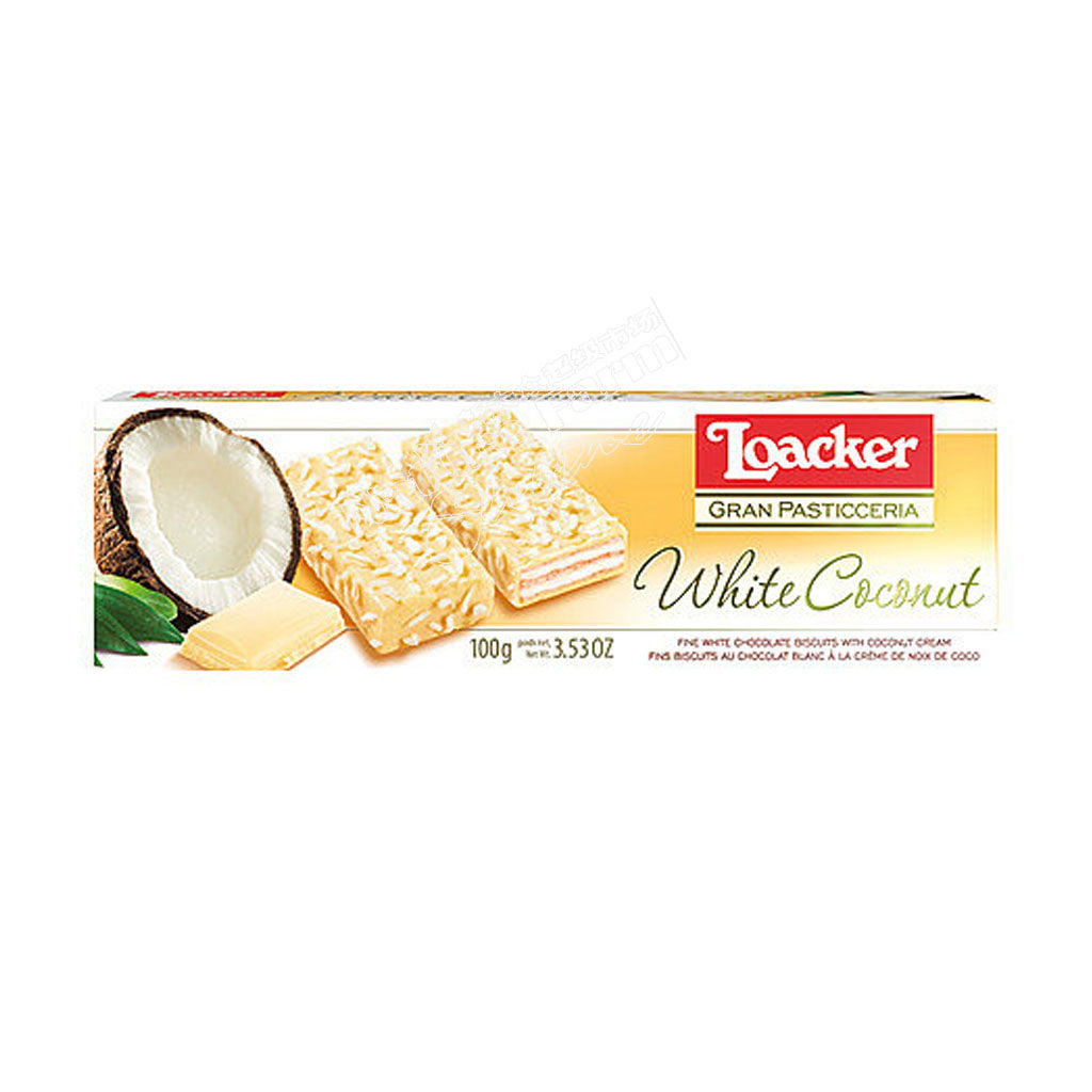 Loacker Gran Pasticceria Patisserie White Coconut 3.53oz