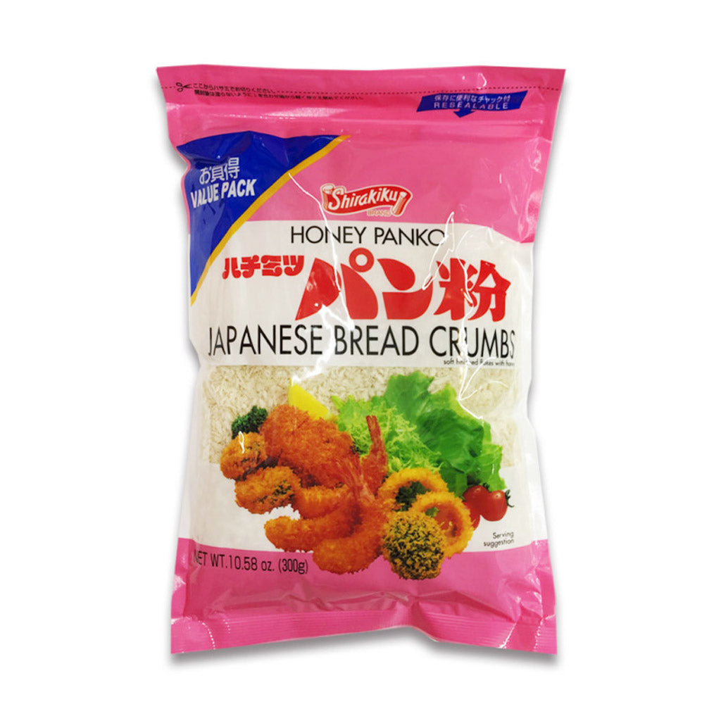 Shirakiku Honey Panko Japanese Bread Crumbs 10.58 oz