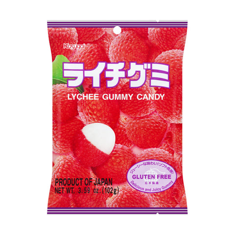 KASUGAI lychee  Gummy Candy 102g