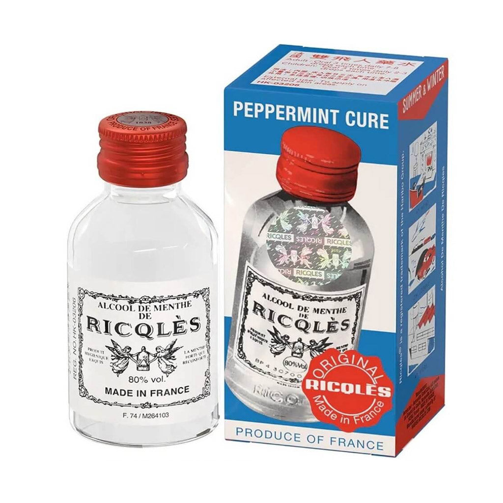 Ricqles Peppermint Cure Oil, Original France Formula (50 ML)