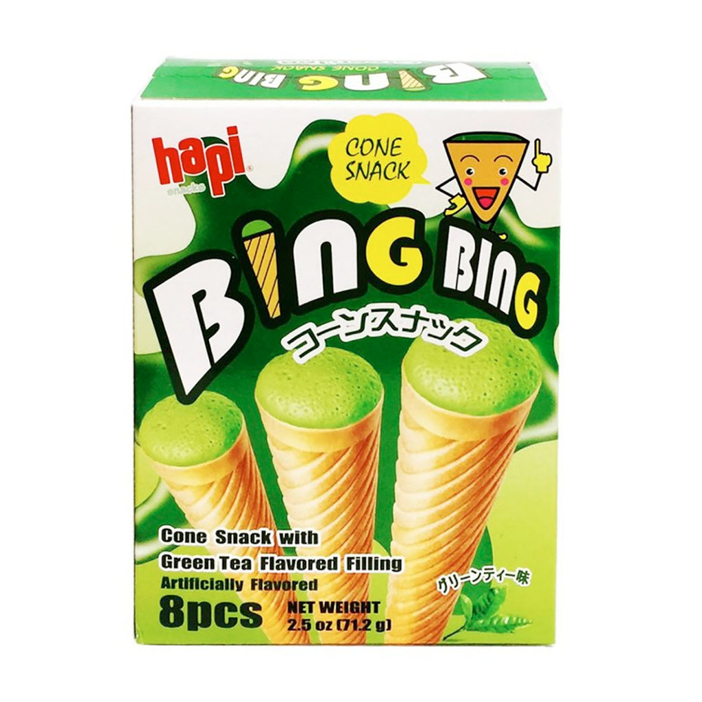 Hapi Cone Snack with Green Tea Flavored Filling (2.50oz)