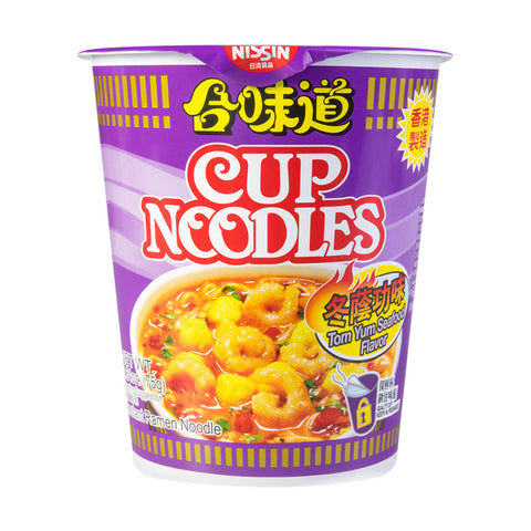 NISSIN Cup Noodles Instant Noodle Tom Yum Goong Flavor 75g