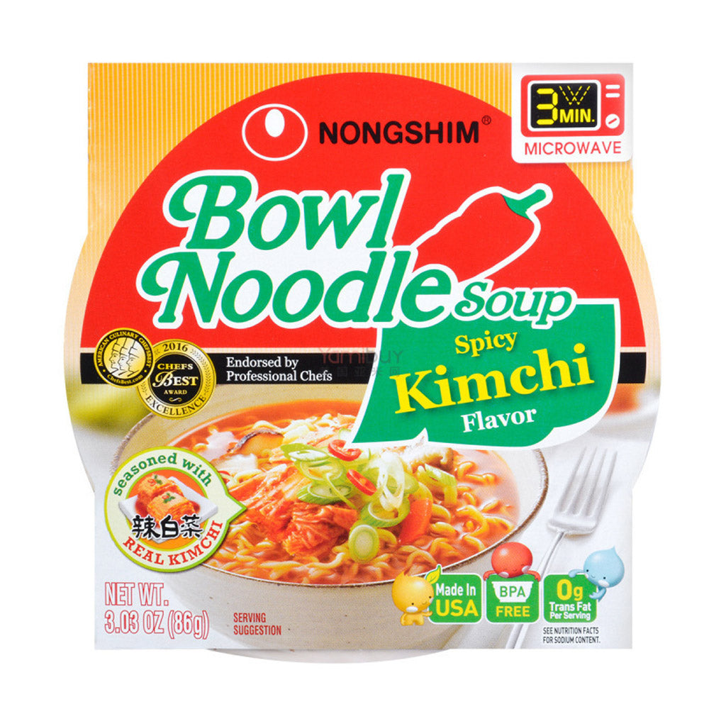 NONGSHIM Bowl Noodles Soup Kimchi Flavor 86g