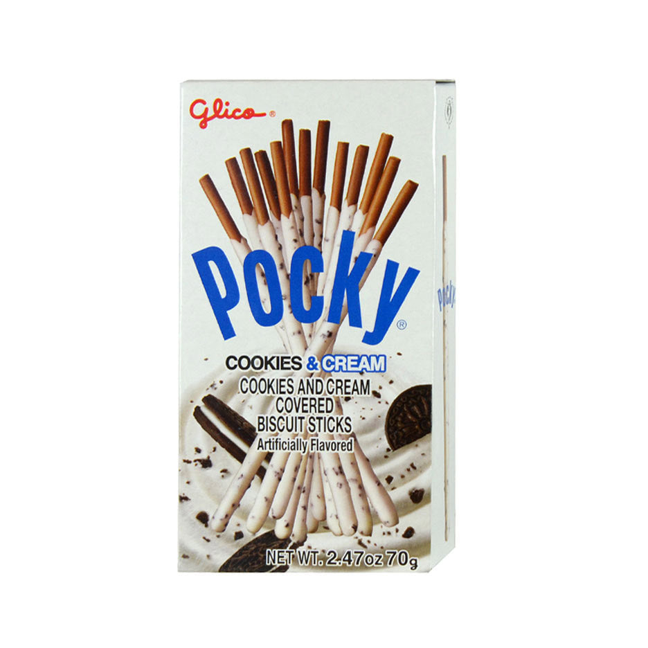 GLICO Pocky Cookies & Cream Biscuit Sticks 70g