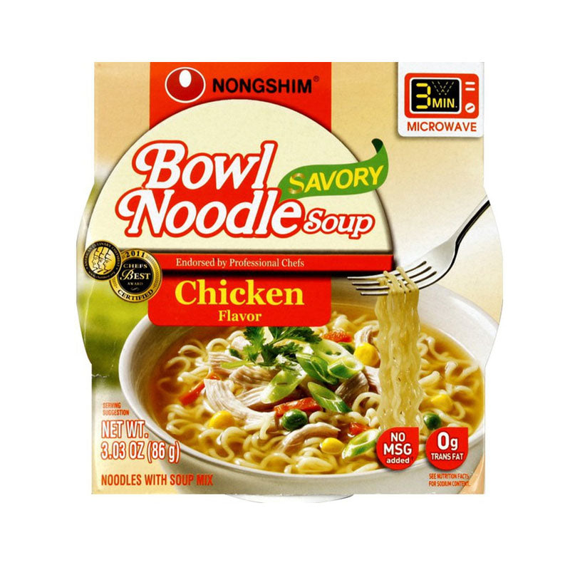 Nongshim Bowl Noodle Soup Chicken Flavor 3.03 oz