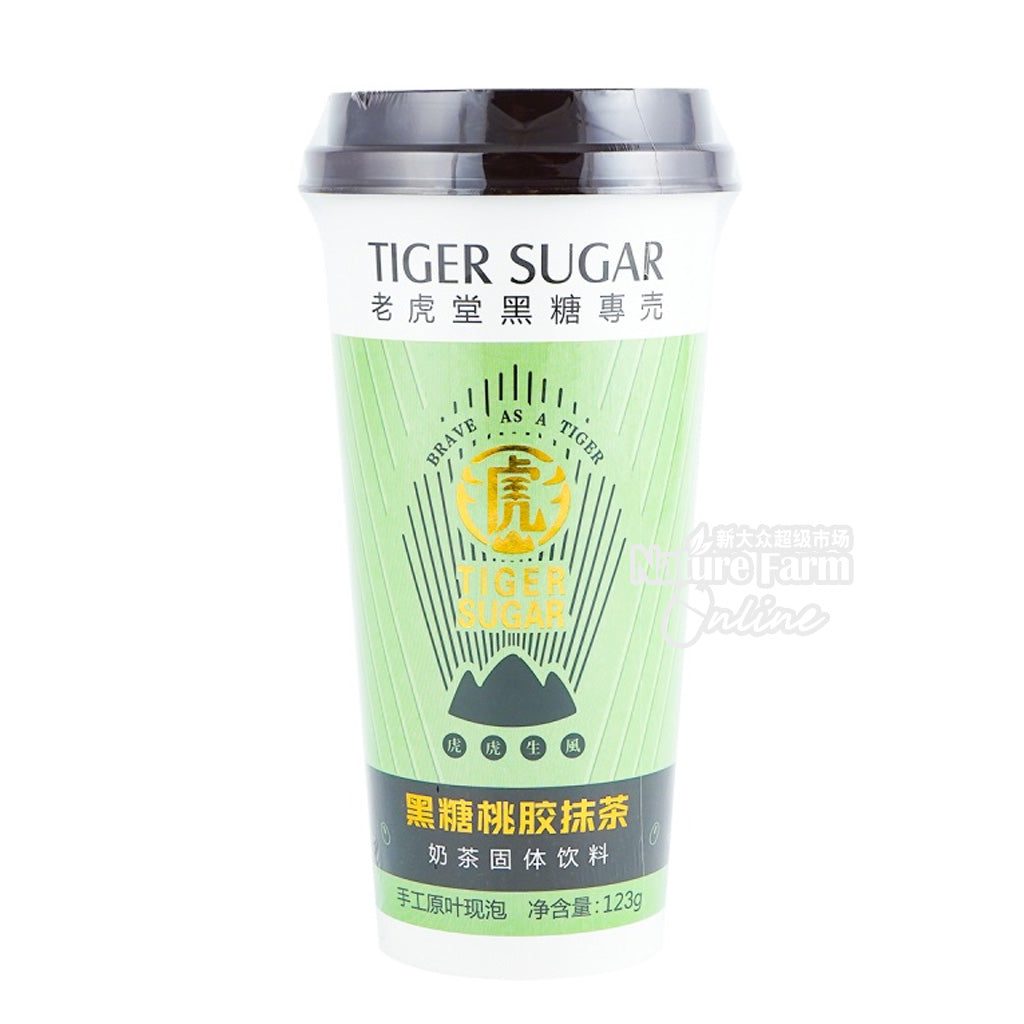 TIGER SUGAR Instant Tea Green Tea With Black Sugar 123g