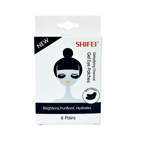 Detoxifying Charcoal Gel Eye Patches -6 pairs