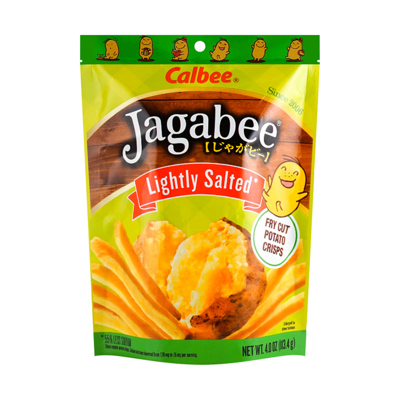 日本CALBEE卡乐B JAGABEE宅卡B 薯条先生 淡盐原味 113.4g