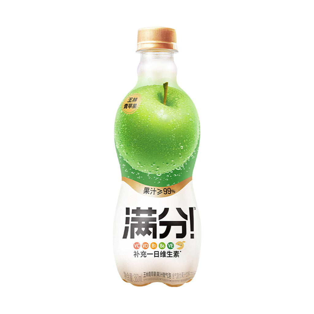 Full Score Micro Bubble Juice Wanglin Green Apple 380ml