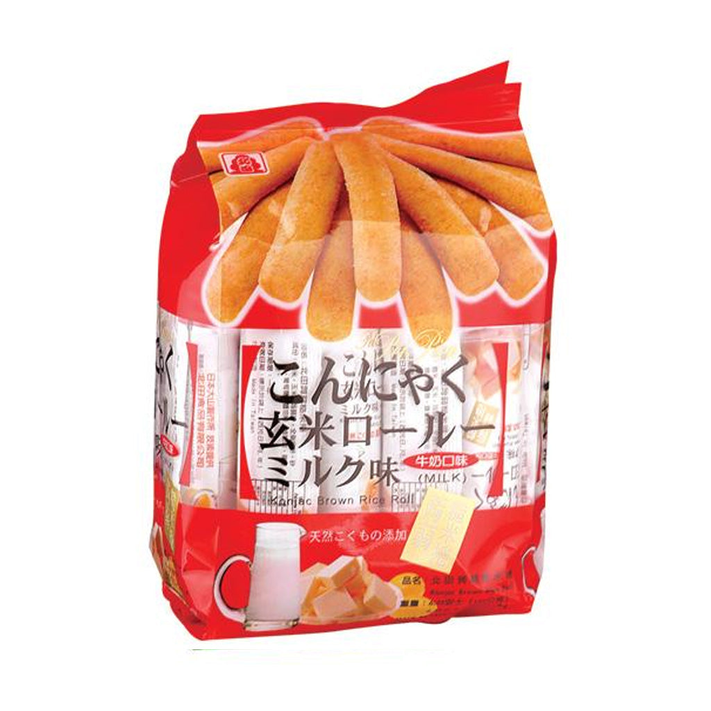 北田蒟蒻糙米卷-牛奶口味160g