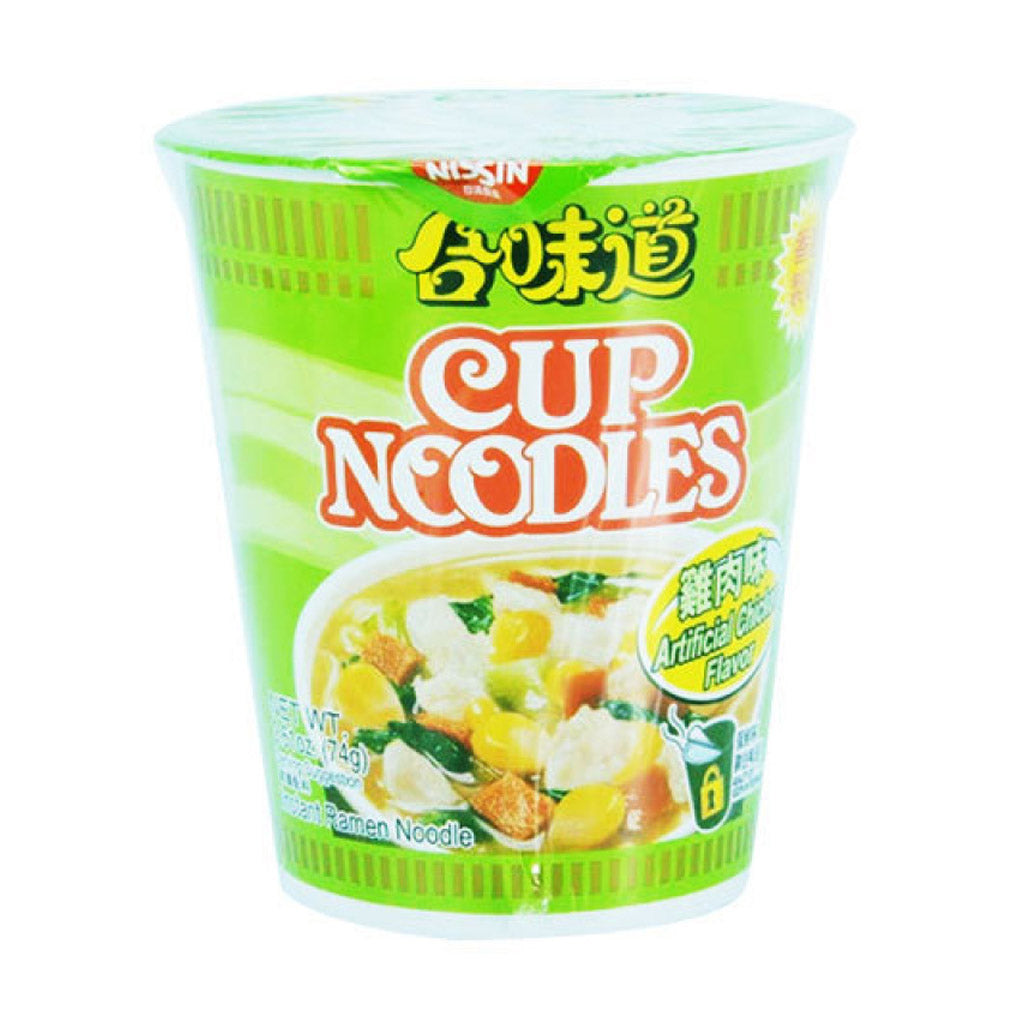 NISSIN Cup Noodle Bowl Noodle Chicken Flavor 74g