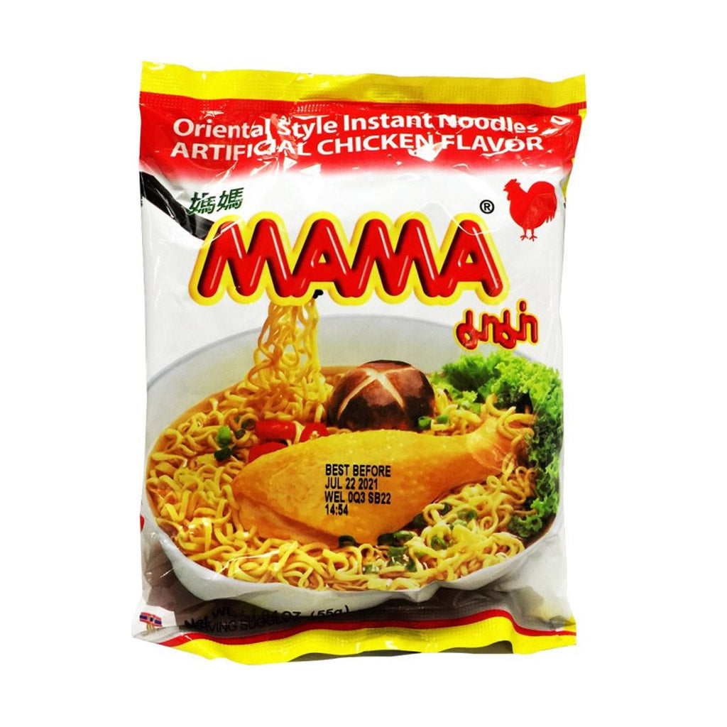 Mama Instant Noodle Artificial Chicken Flavor  (1.94oz)