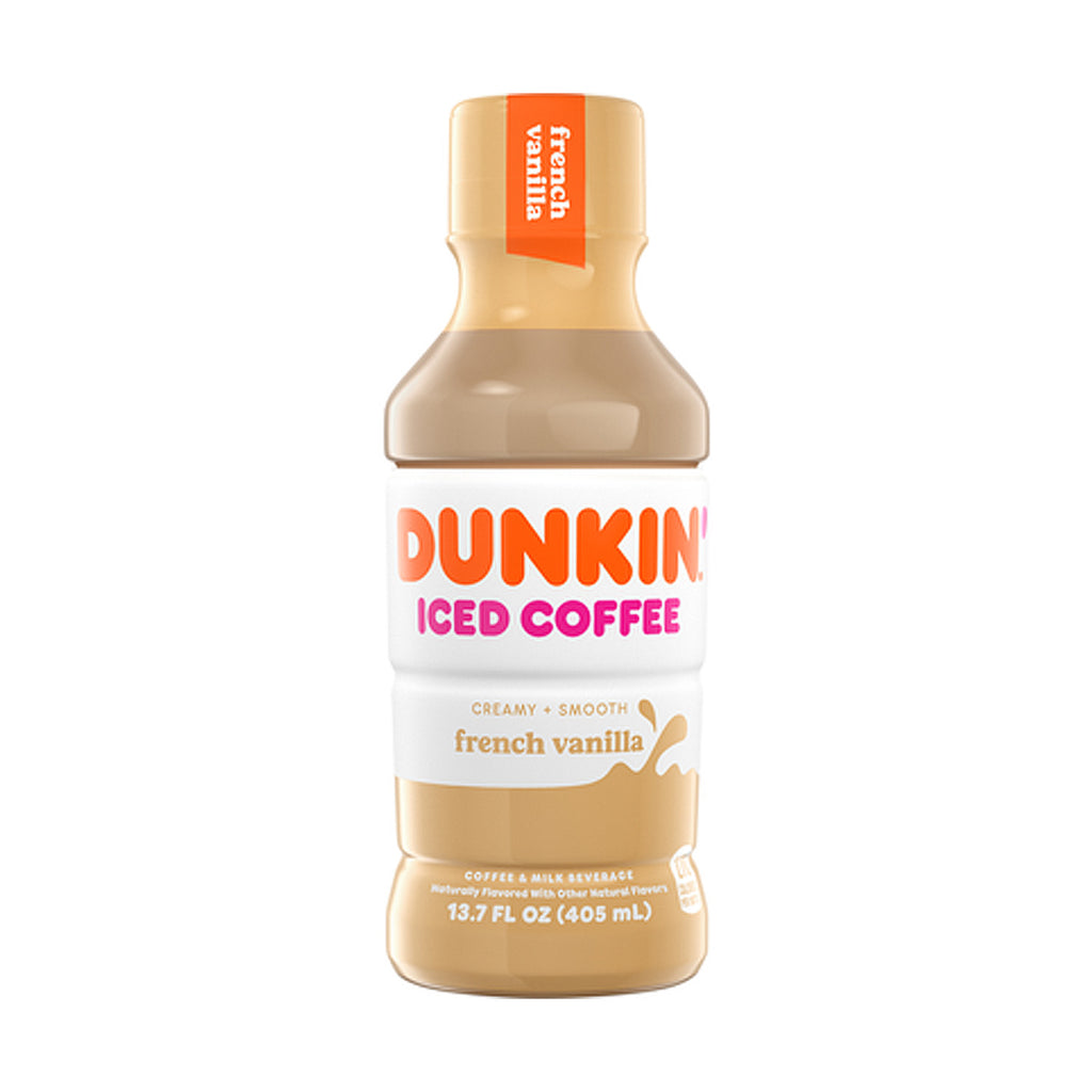 Dunkin' 瓶装法式香草味冰咖啡 13.7 oz