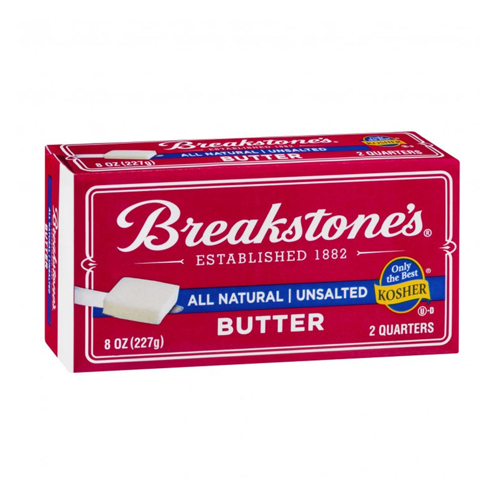 Breakstone 天然黄油-无盐 8 oz