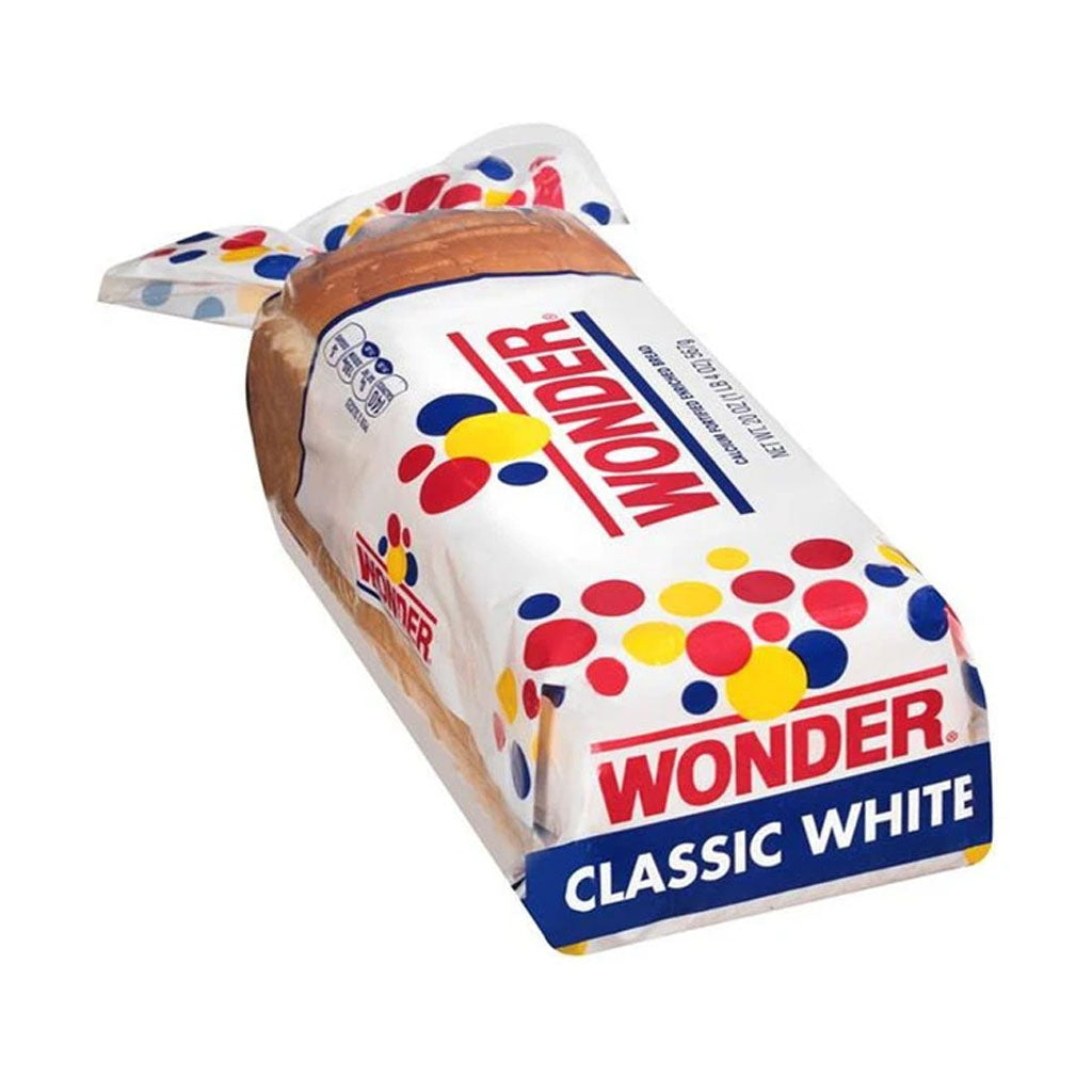 Wonder Classic White Bread 20oz, 18 slices ea