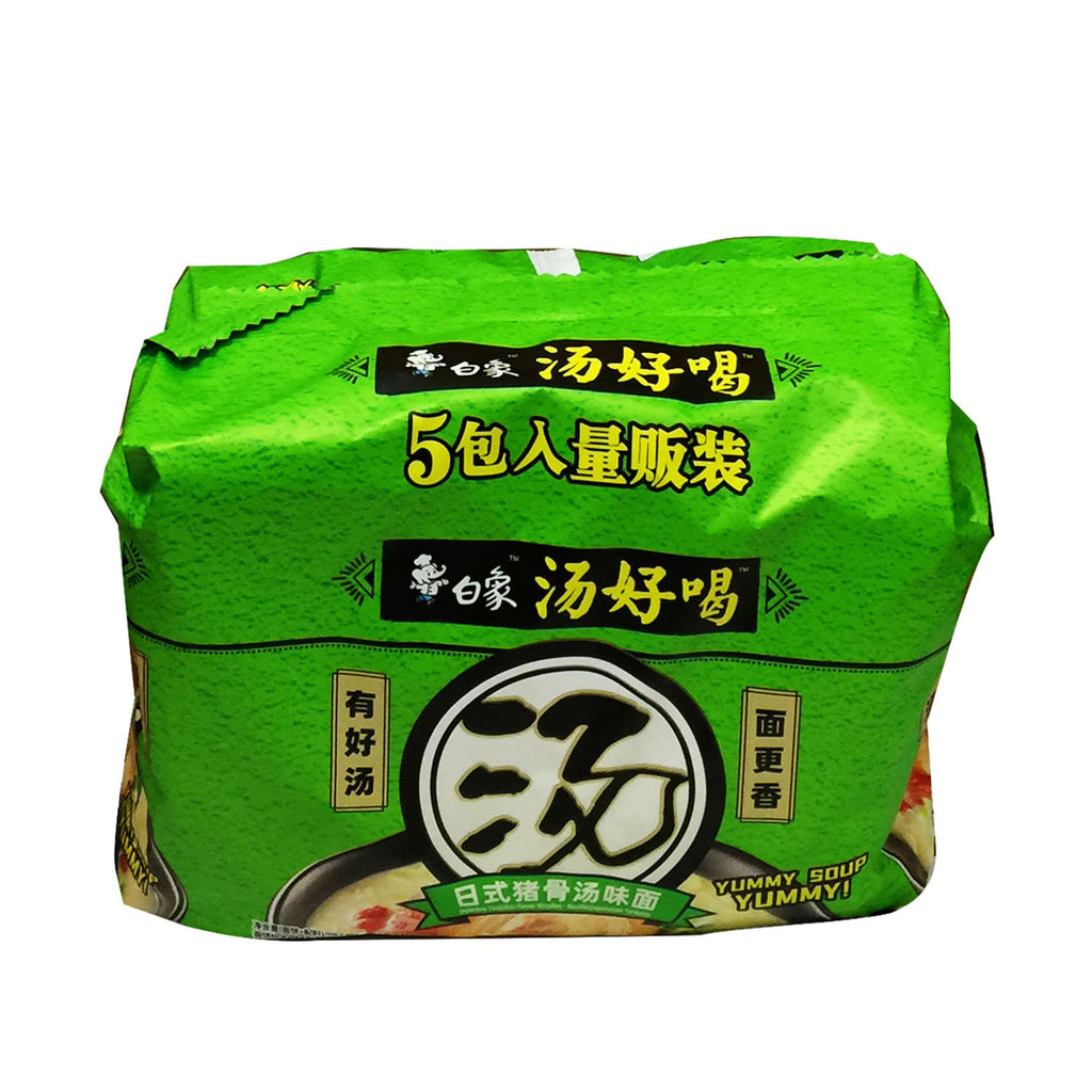 BAIXIANG Instant Noodle Japanese Style Pork Soup Flavor 5pack