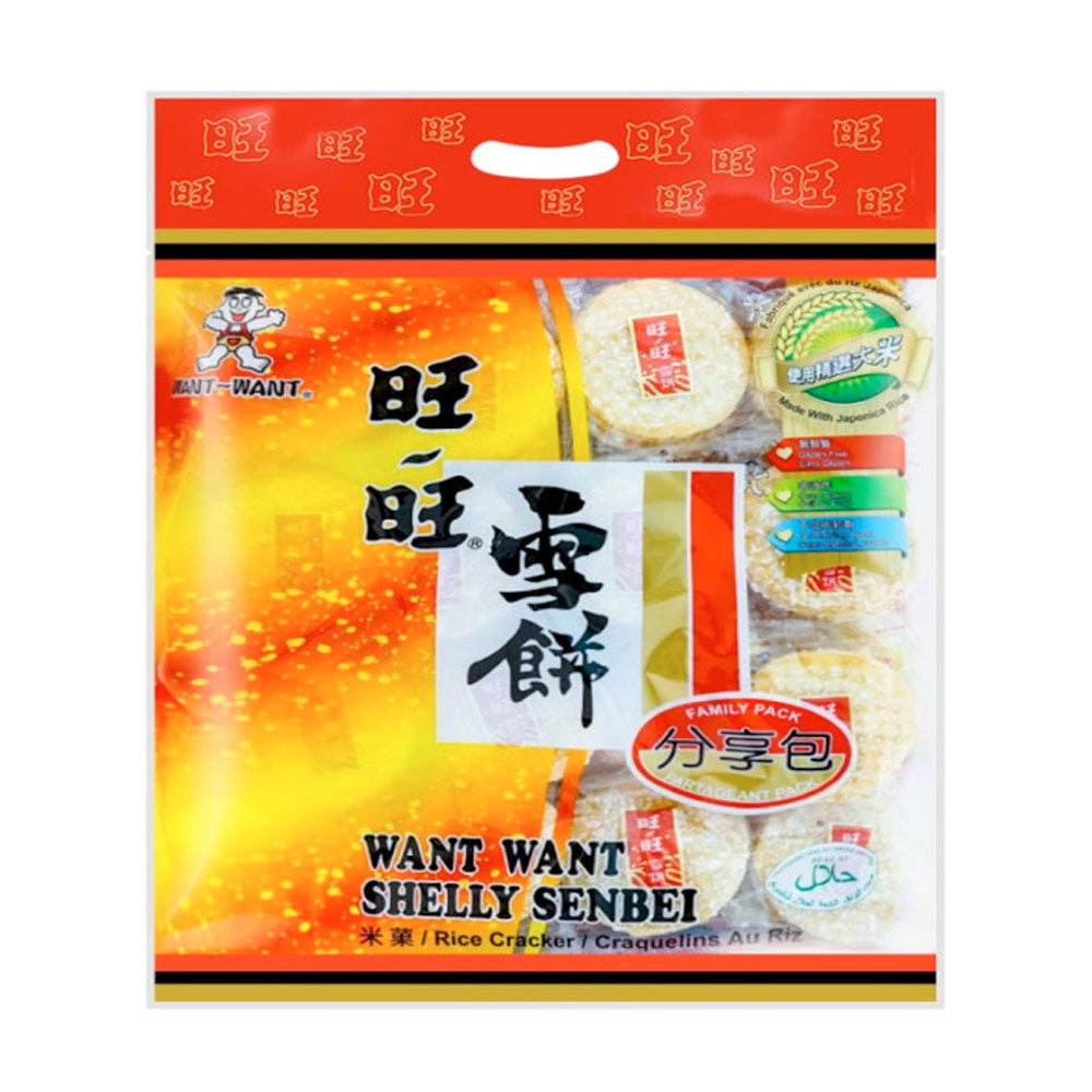 WANT WANT Shelly Senbei Rice Cracker 520g