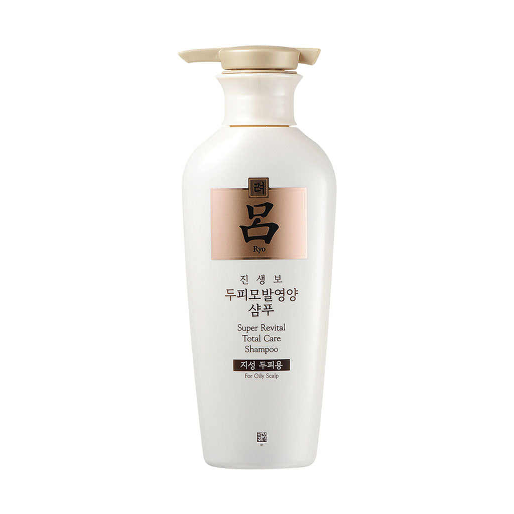 韩国RYO吕 白色参宝抗老化防脱发洗发水 油性发质适用 400g