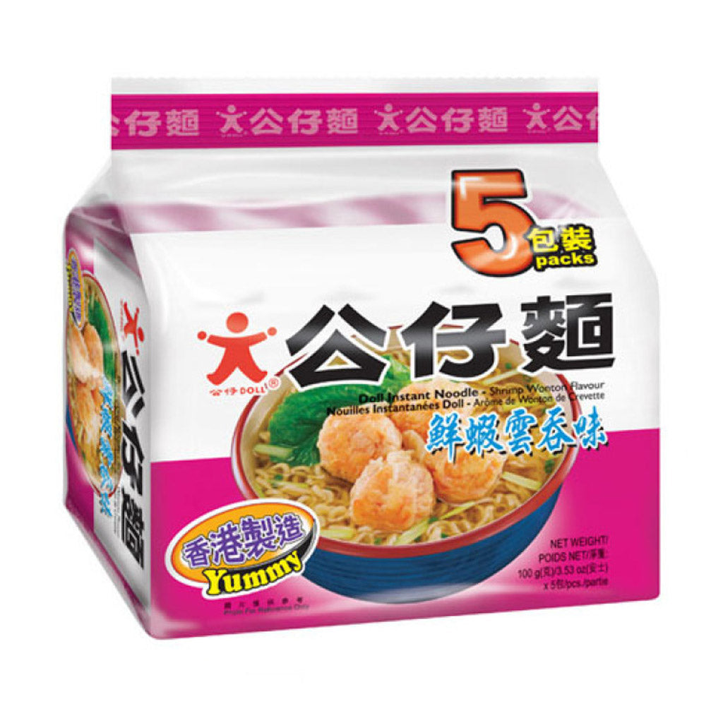 DOLL Shrimp Soup Instant Noodles 5*100g