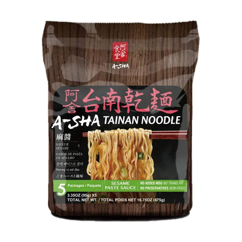 ASHER CANTEEN TAINAN DRY NOODLES ORIGINAL 5 PACKS 475G