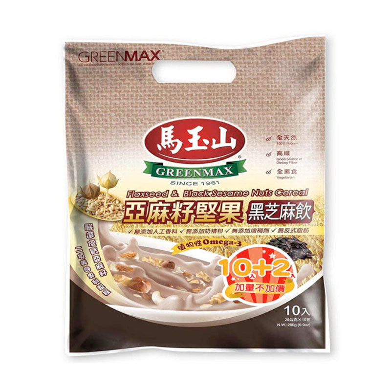 Ma Yushan Flaxseed Nut and Black Sesame Drink (10 pieces) 280G