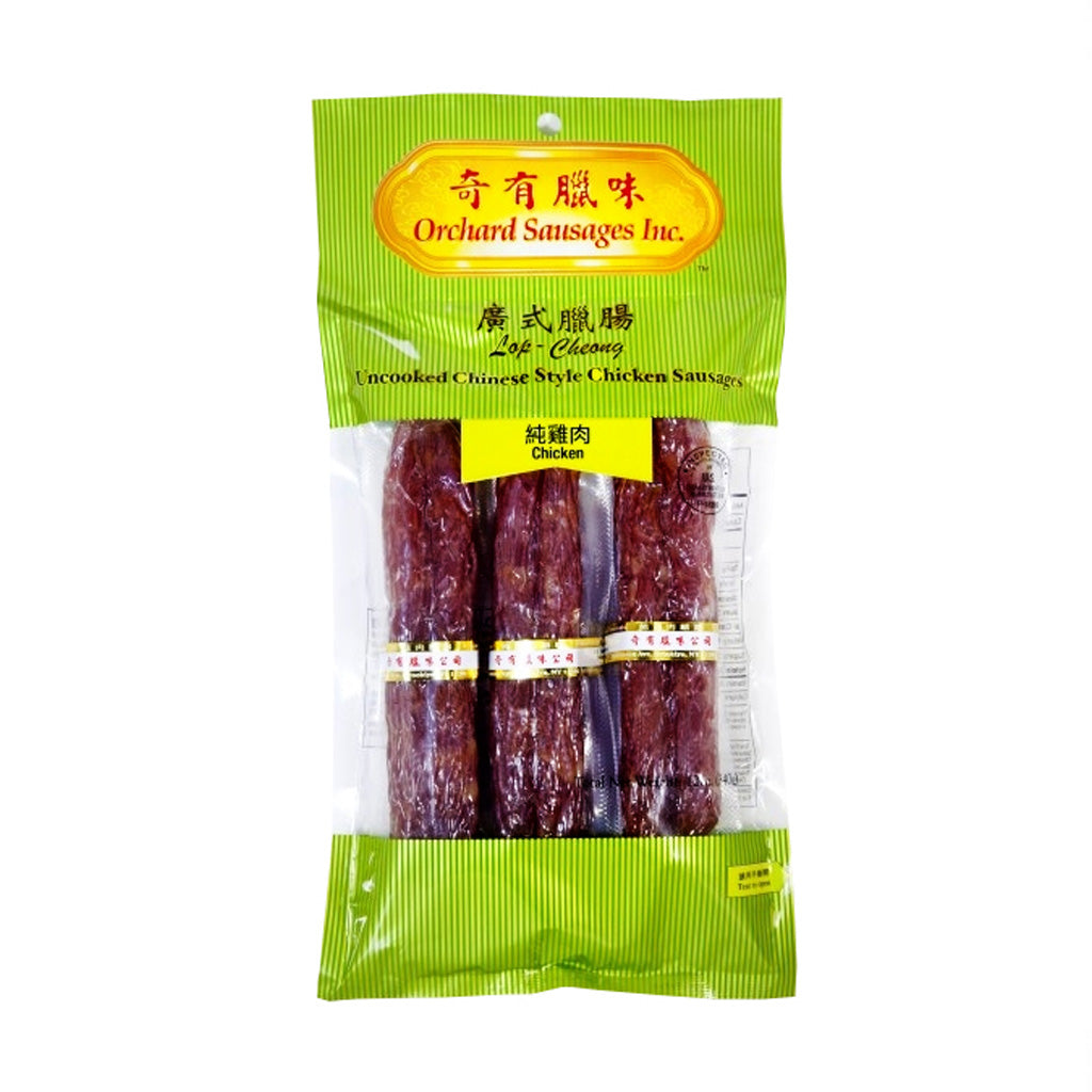 ORCHARD SAUSAGE Uncooked Chinese Style Chicken Sausage