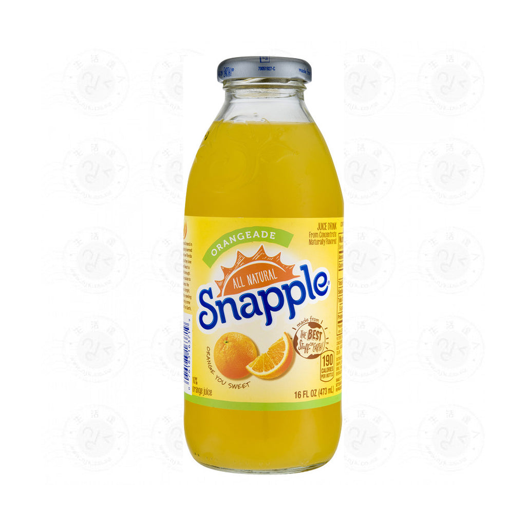 Snapple 自然桔汁饮料 16 oz