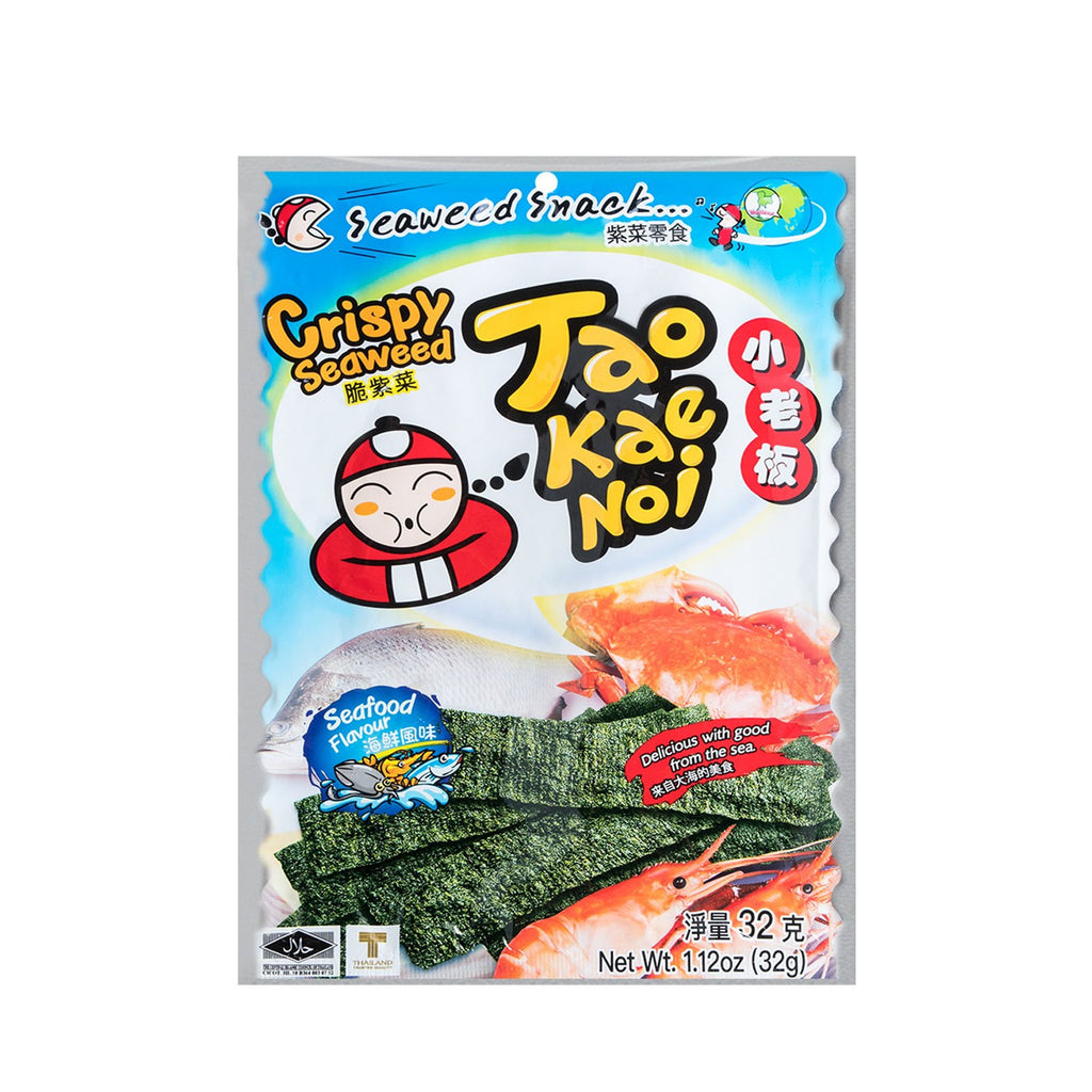 TAO KAE NOI小老板 泰国小老板 厚片脆海苔 海鲜味 32g