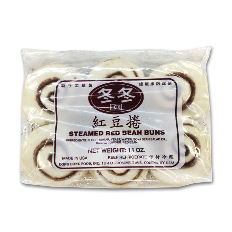 DONGDONG Steamed Red Bean Buns 14 oz